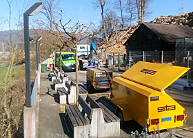 Umbau der Stützmauer