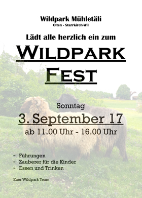 Wildparkfest 2017